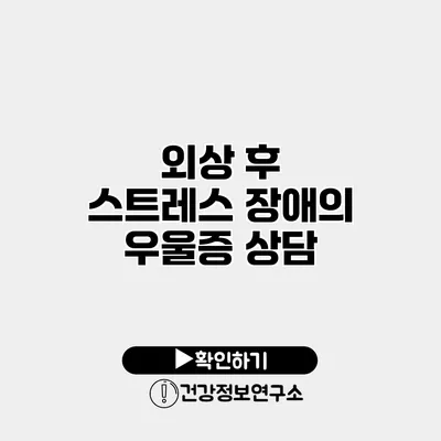 외상 후 스트레스 장애의 우울증 상담